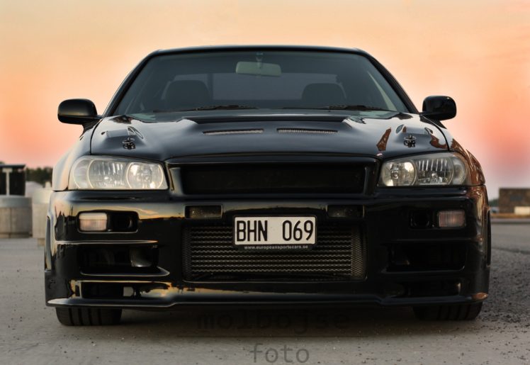Nissan Skyline Nissan Skyline R34 Nissan Skyline Gt R R34 Black Pearl Hd Wallpapers Desktop And Mobile Images Photos
