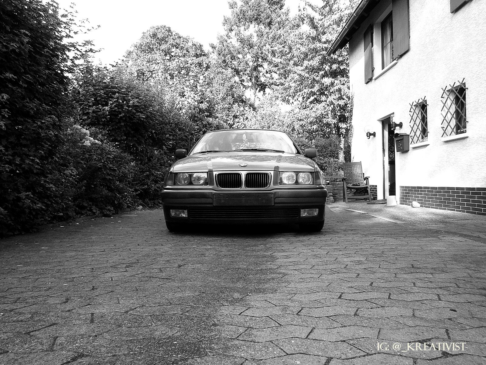 BMW, BMW E36, Monochrome Wallpaper