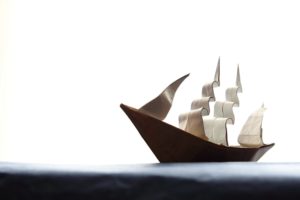 ship, Paper, Origami