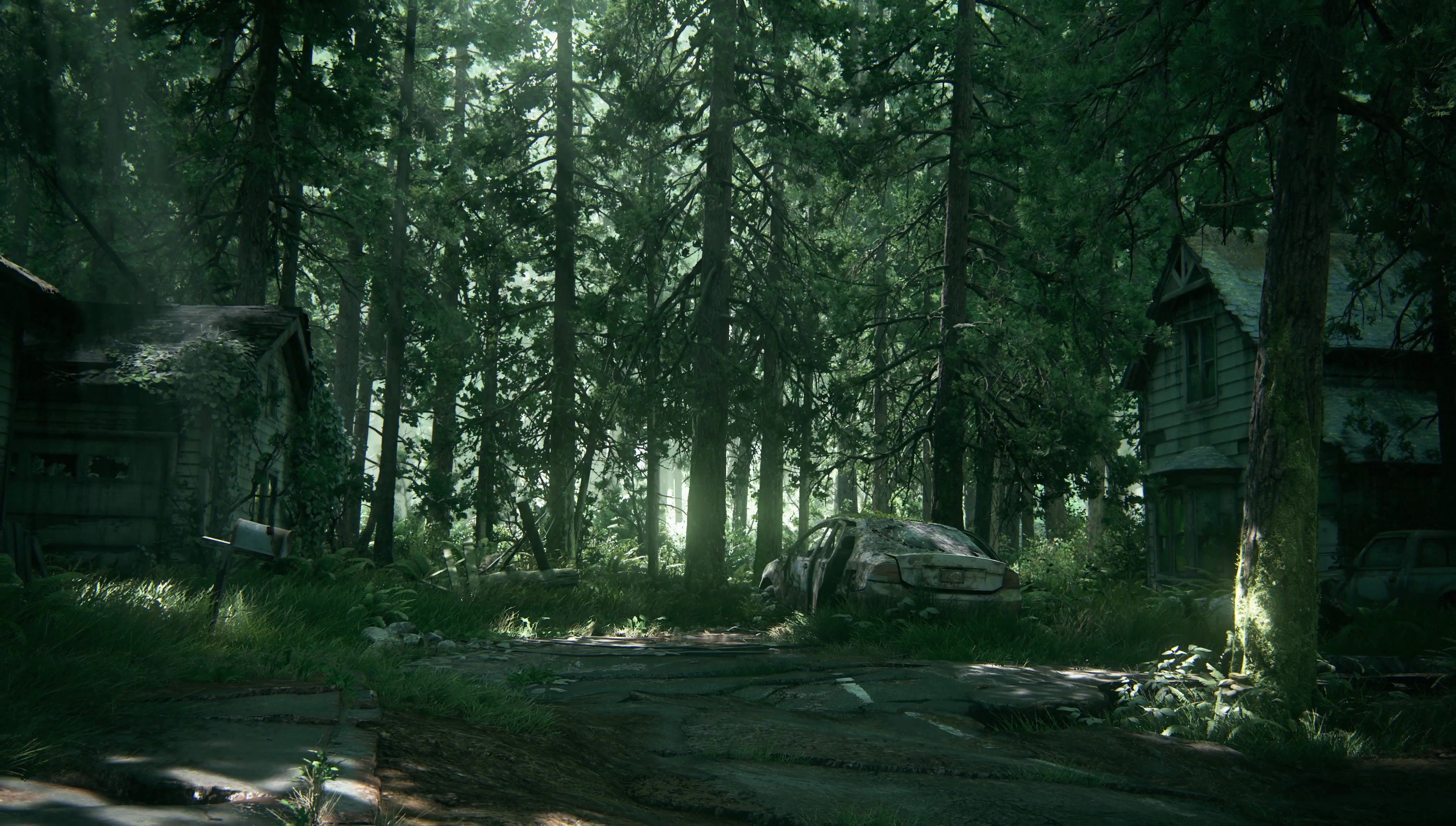 Ellie, Joel, The Last of Us, Part II, Apocalyptic, Video games, Forest Wallpaper