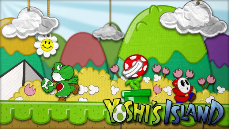 Yoshi, Super Mario, Yoshi&039;s Island, Super Mario World 2, Video games HD Wallpaper Desktop Background