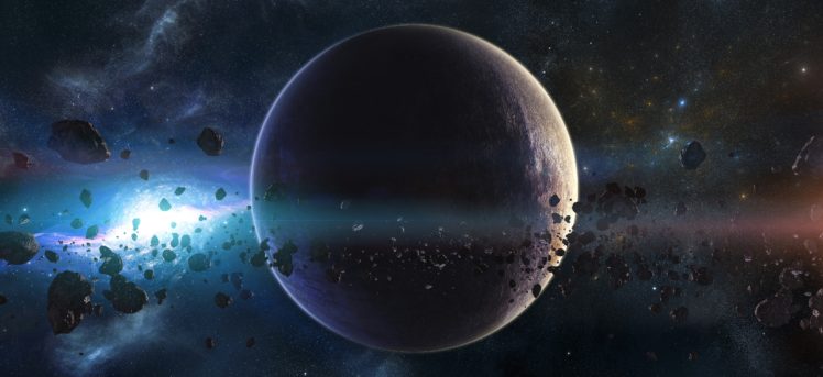 galaxy, Planet, Stars, Meteors, Nebula HD Wallpaper Desktop Background