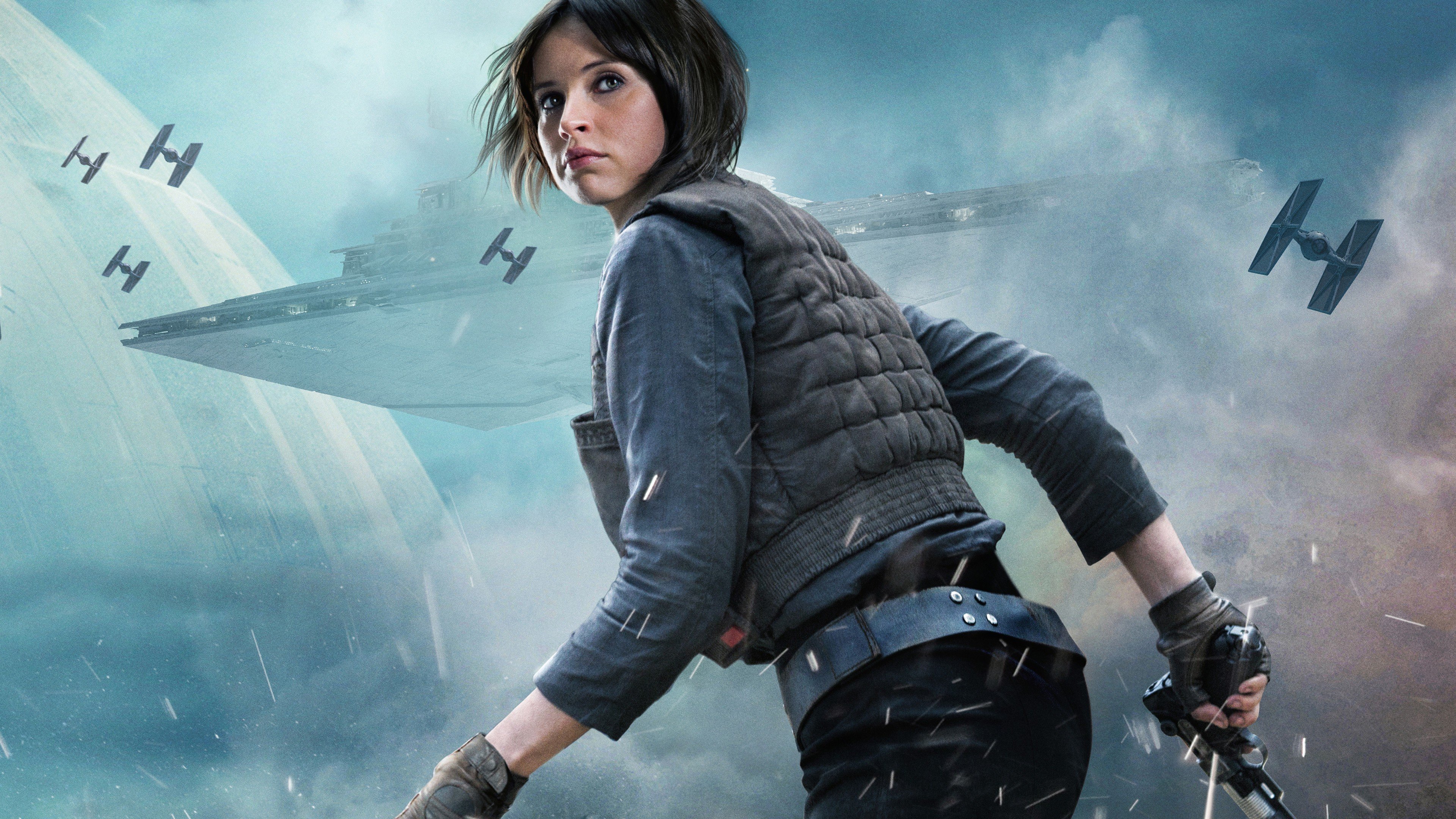 Felicity Jones, Rogue One: A Star Wars Story, Movies Wallpaper