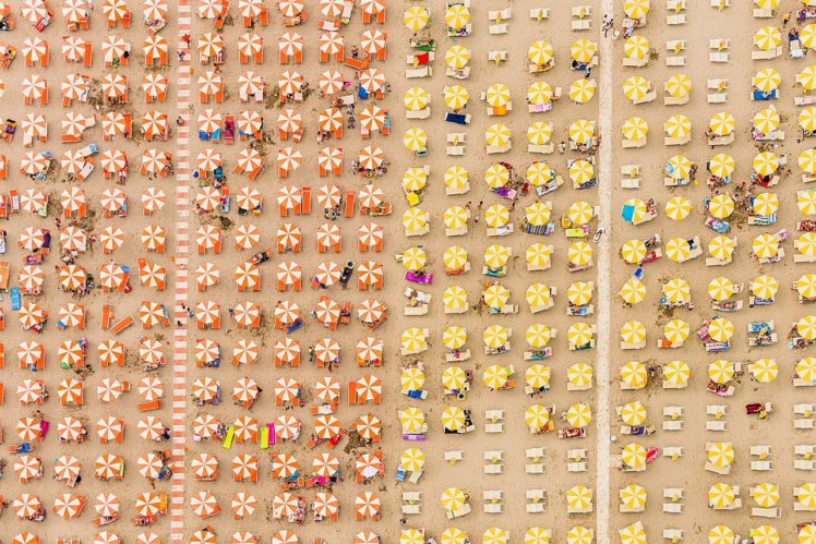 beach, Italy, Aerial view HD Wallpaper Desktop Background