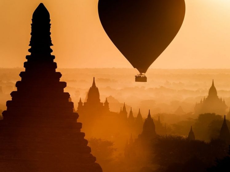 hot air balloons, Thailand, Gemini HD Wallpaper Desktop Background