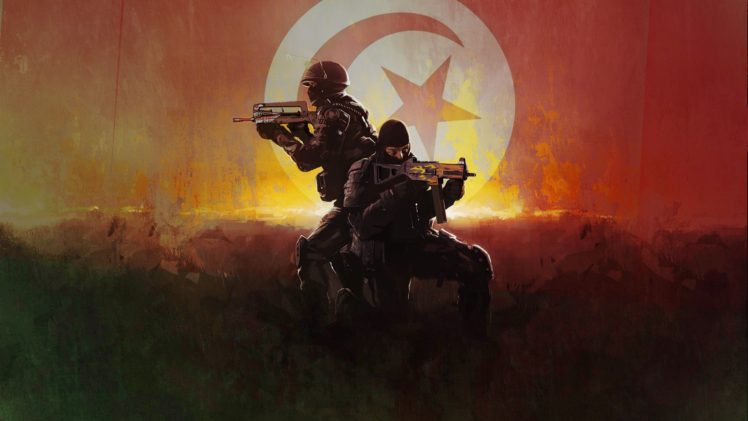 soldier, Counter Strike: Global Offensive, Flag, Tunisia, Army HD Wallpaper Desktop Background