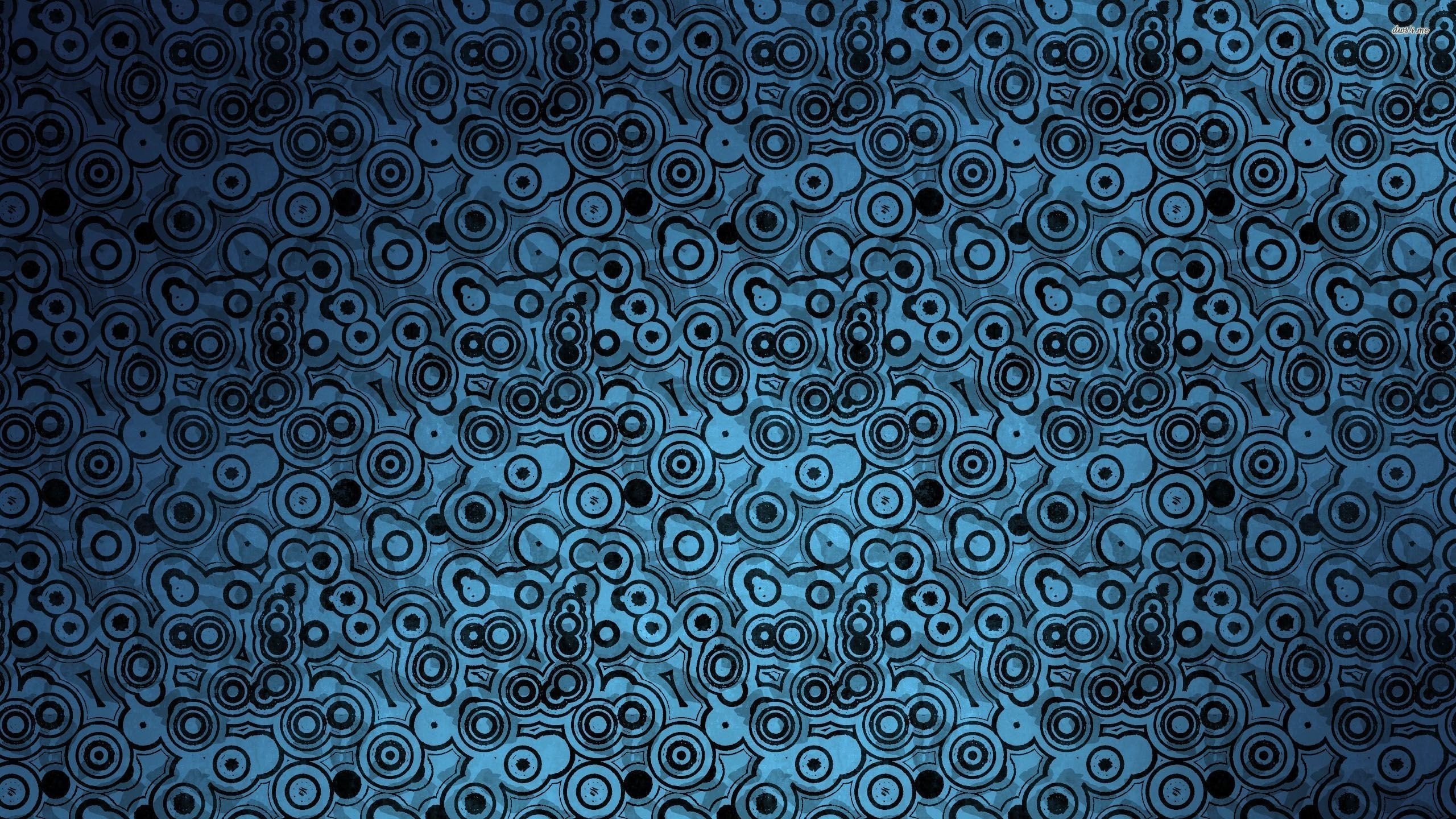 digital art, Pattern, Blue background, Minimalism, Circle, Black Wallpaper