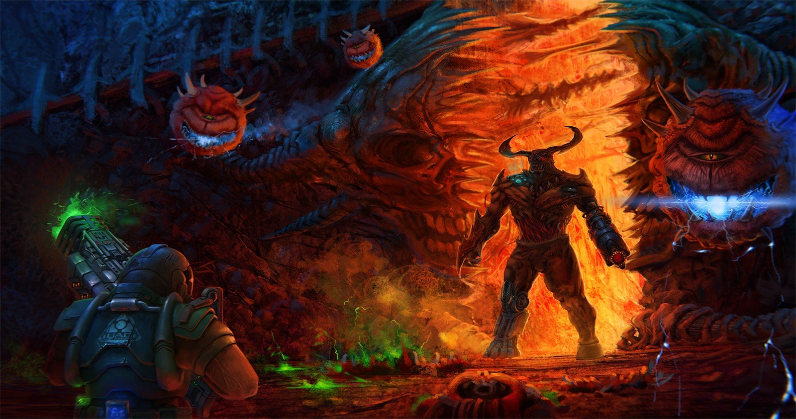 Doom (game), Video games Wallpaper