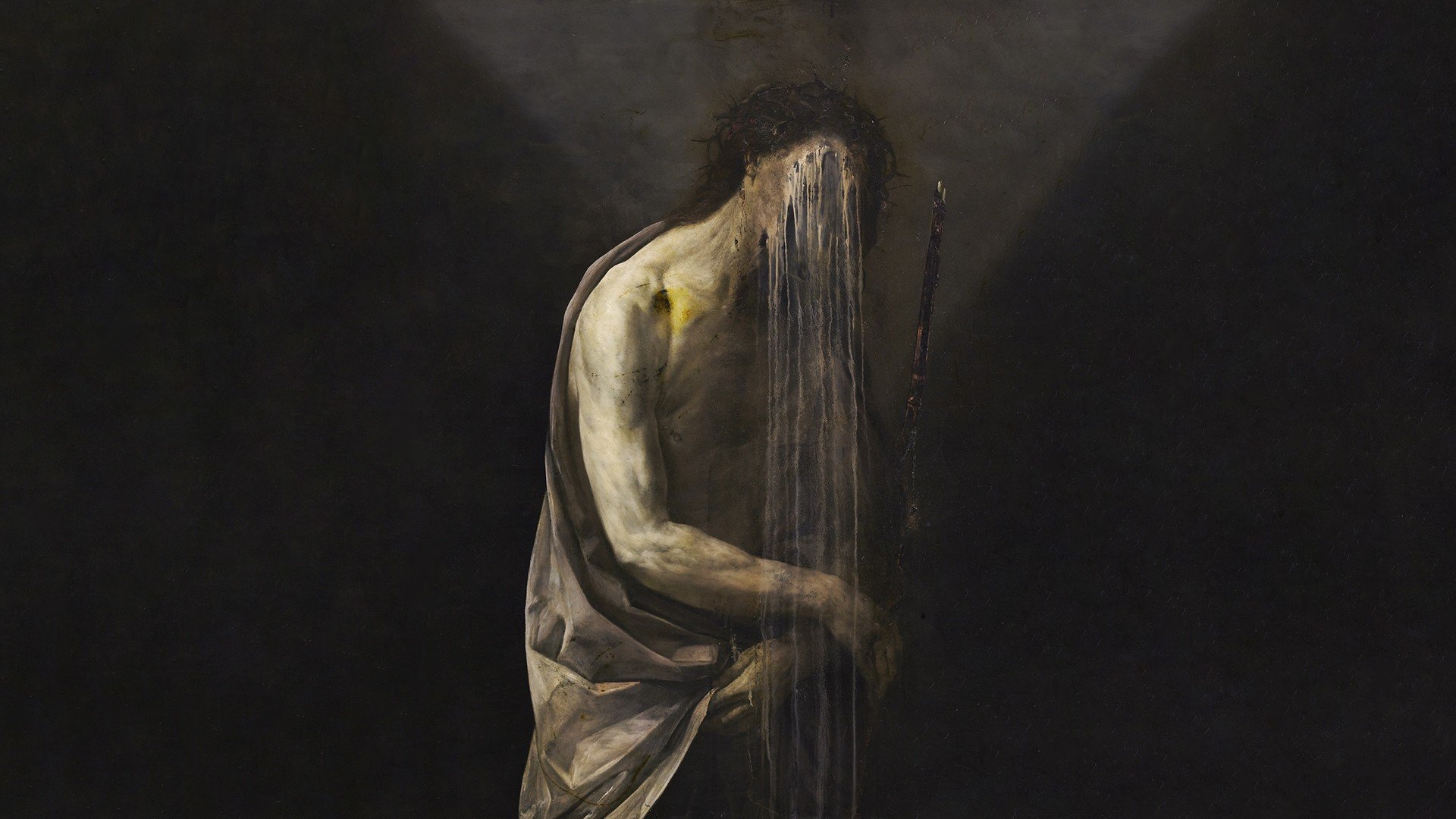 painting, Depressing, Horror, Sadness, Oil painting, Nicola Samori HD