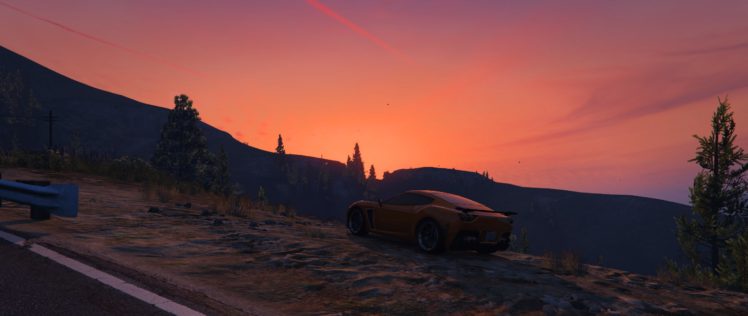 Grand Theft Auto V, Sunset, Landscape HD Wallpaper Desktop Background
