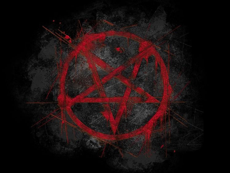 pentagram, Black HD Wallpaper Desktop Background