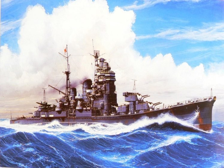 ship, Destroyer, World War II, Japan HD Wallpaper Desktop Background