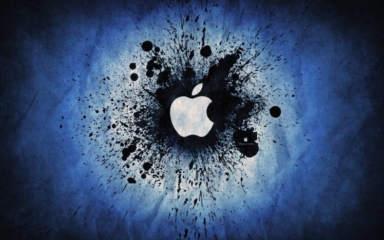 Apple Inc., Paint splatter HD Wallpaper Desktop Background