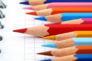 macro, Pencils, Colorful, Paper