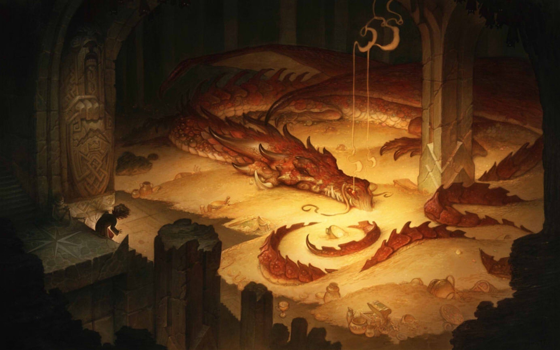 The Hobbit Smaug Wallpaper