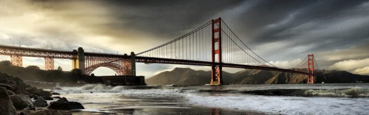 Golden Gate Bridge, San Francisco, California, Multiple display HD Wallpaper Desktop Background