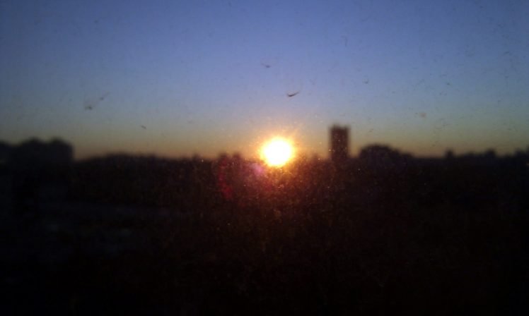 sunset, Cityscape, Glass, Morning HD Wallpaper Desktop Background