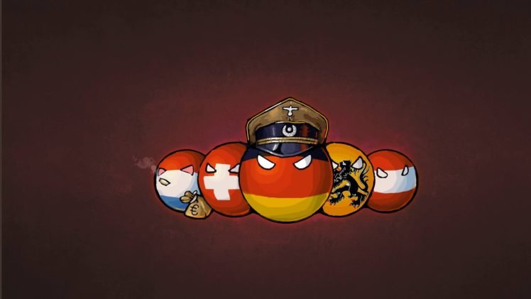 anime, Countryballs, Germany, Switzerland HD Wallpaper Desktop Background