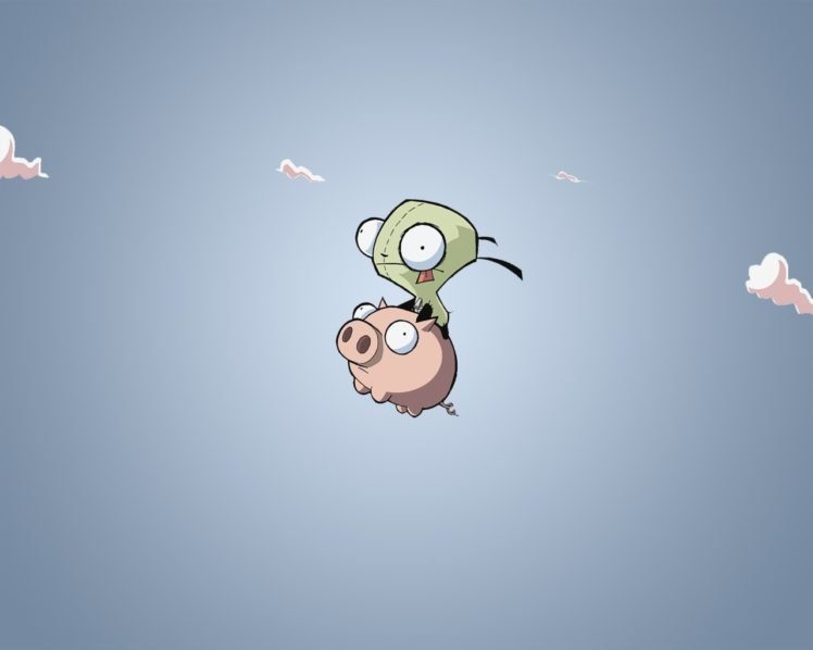 Invader Zim, Pigs, Cartoon HD Wallpaper Desktop Background