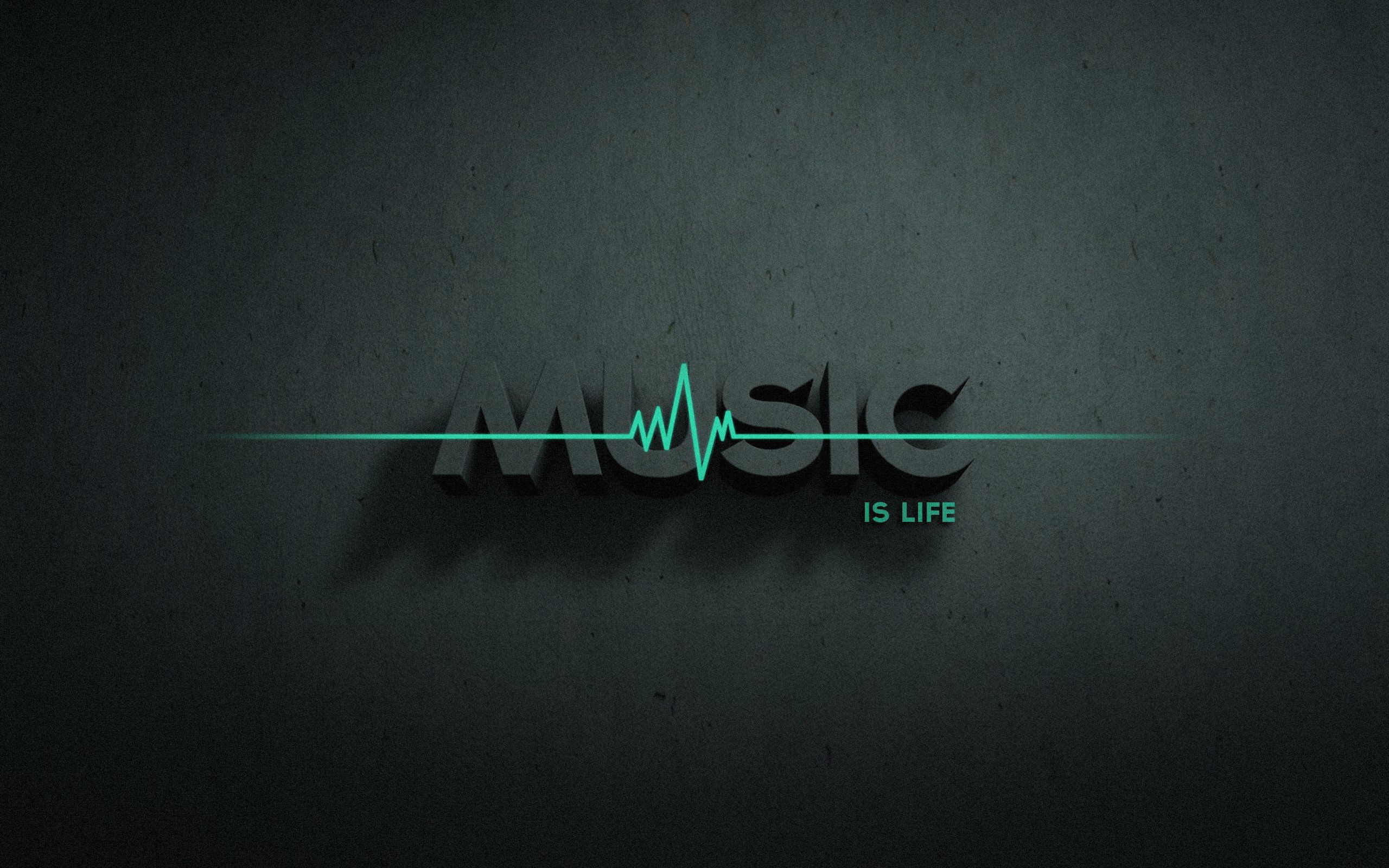 typography, Music, Music is Life Wallpaper