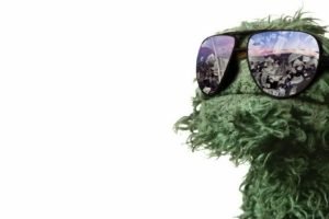 Oscar The Grouch, Glasses, Sesame Street, Money