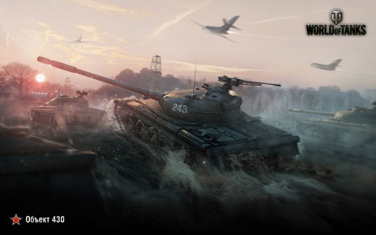 World of Tanks, Tank, Obj. 430, Объект 430, Wargaming, Airplane HD Wallpaper Desktop Background