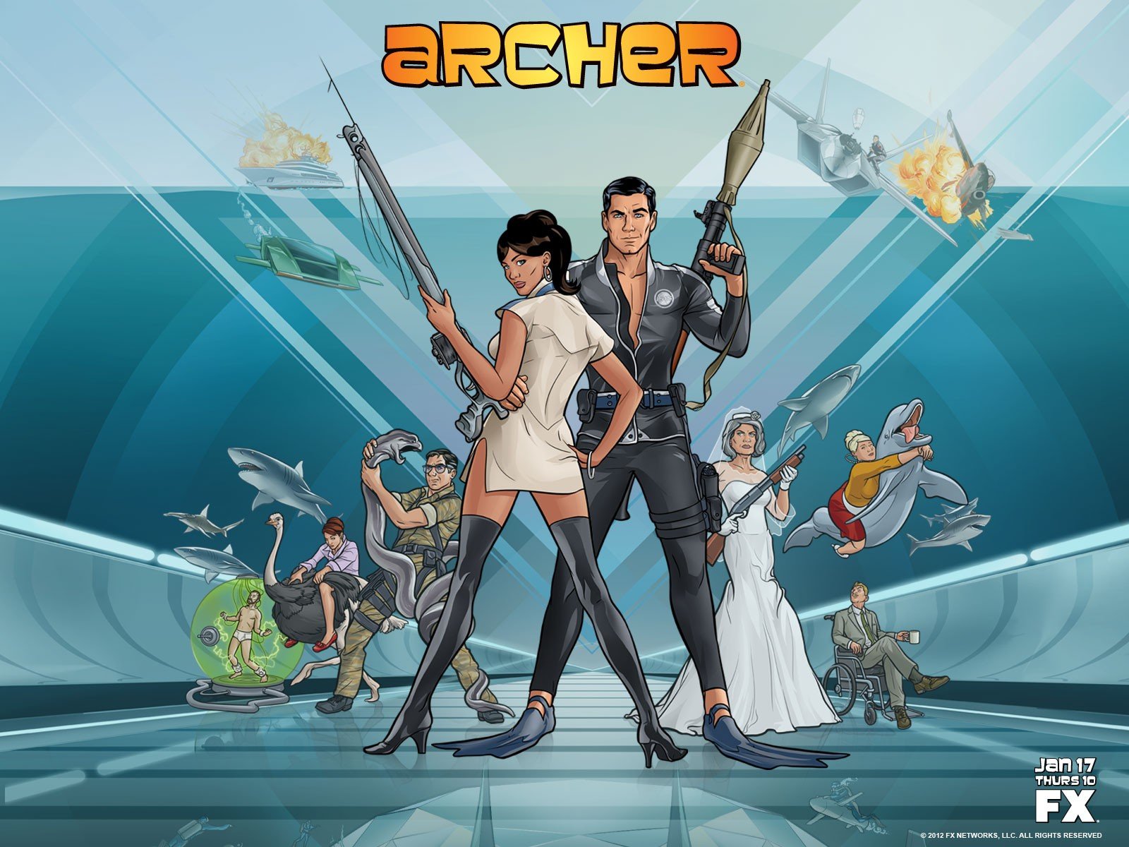 Archer (TV show) Wallpaper