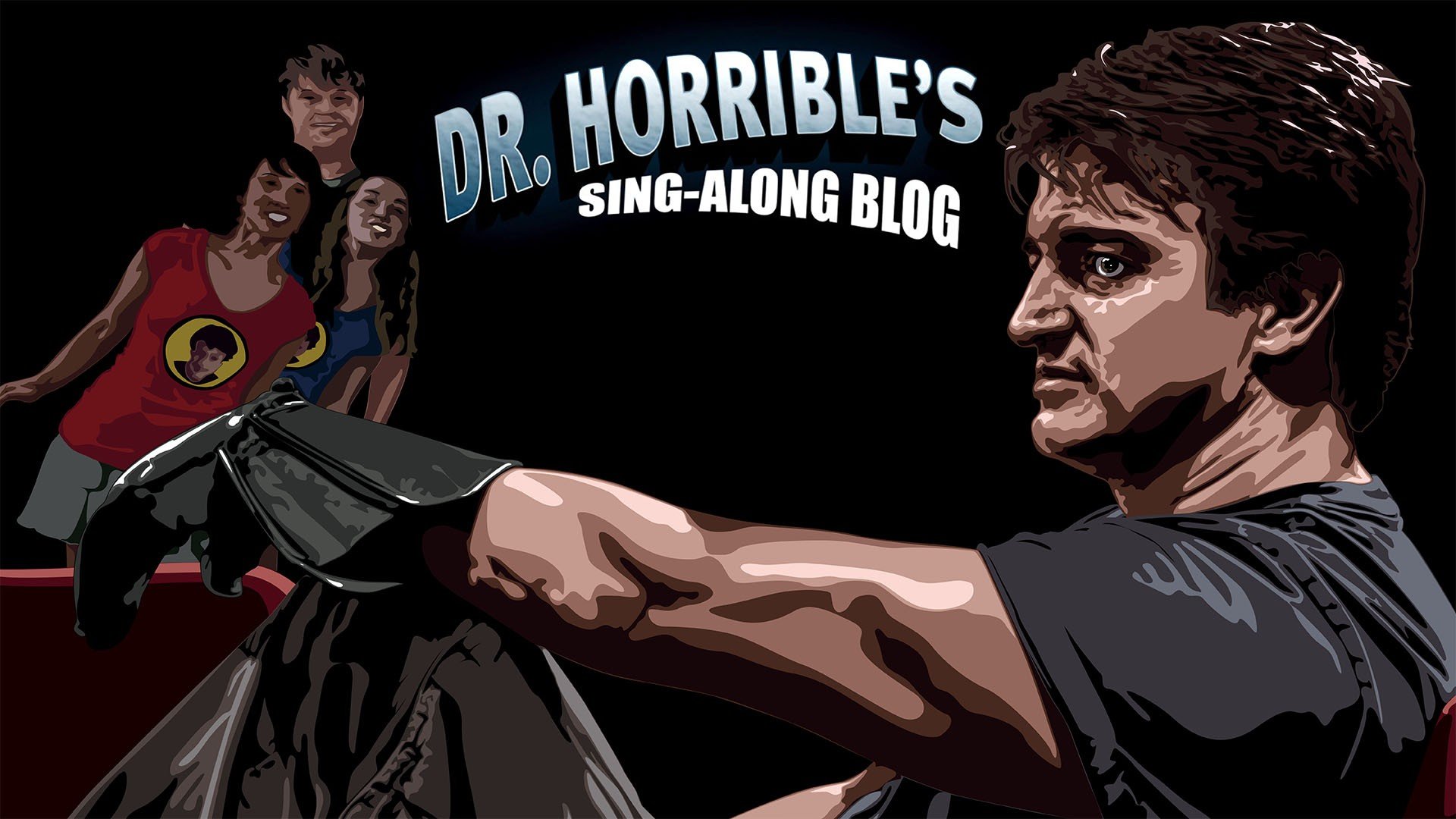 Nathan Fillion, Captain Hammer, Dr. Horrible&039;s Sing Along Blog, Logo Wallpaper