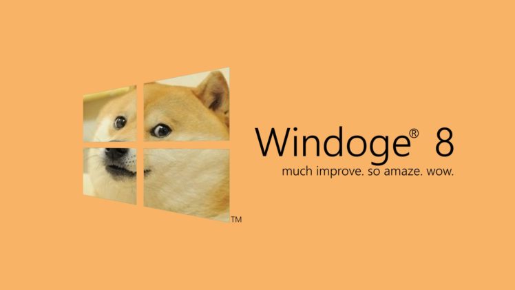 doge, Windows 8, Memes HD Wallpaper Desktop Background