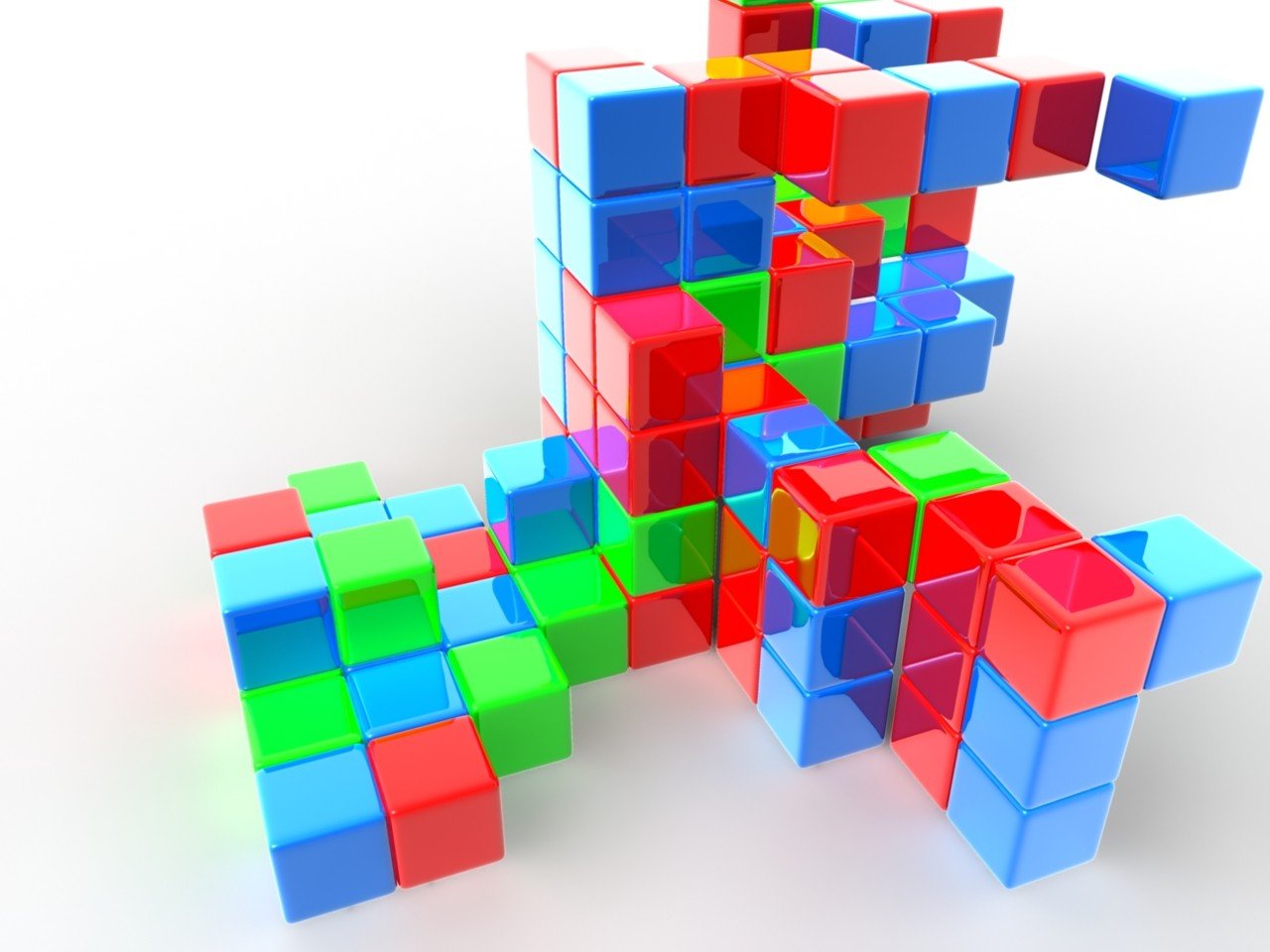 CGI, Cube Wallpaper