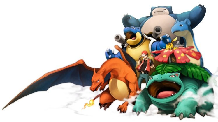 Charizard, Blastoise, Venusaur, Pokémon, Snorlax, Ash Ketchum, Pikachu HD Wallpaper Desktop Background