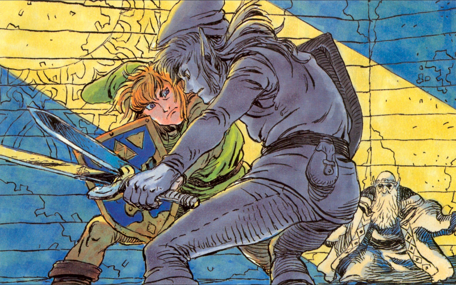 Zelda, Battle Wallpaper