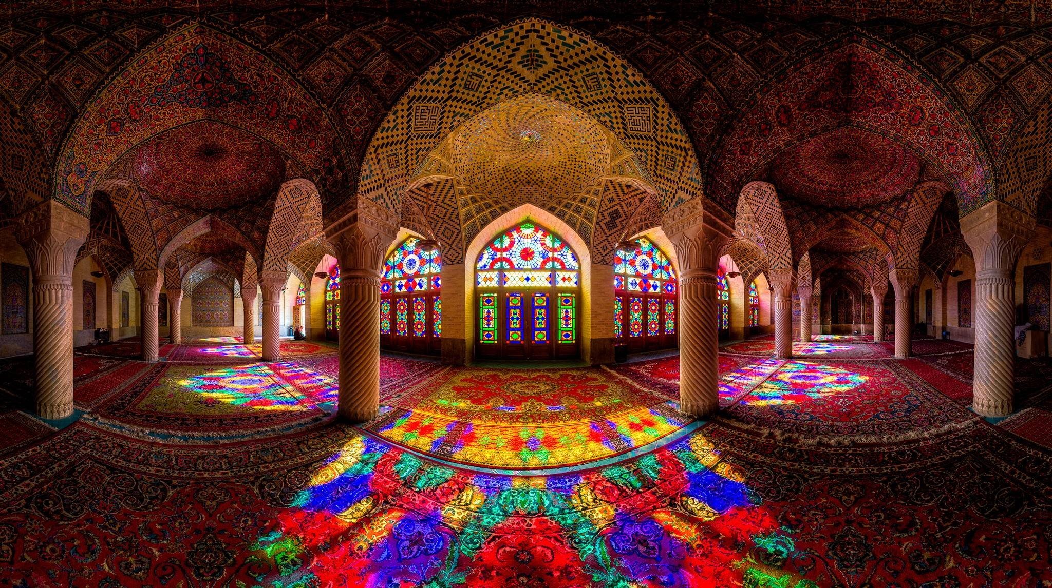 stained glass, Reflection, Iran, Mosque HD Wallpapers / Desktop and Mobile  Images & Photos