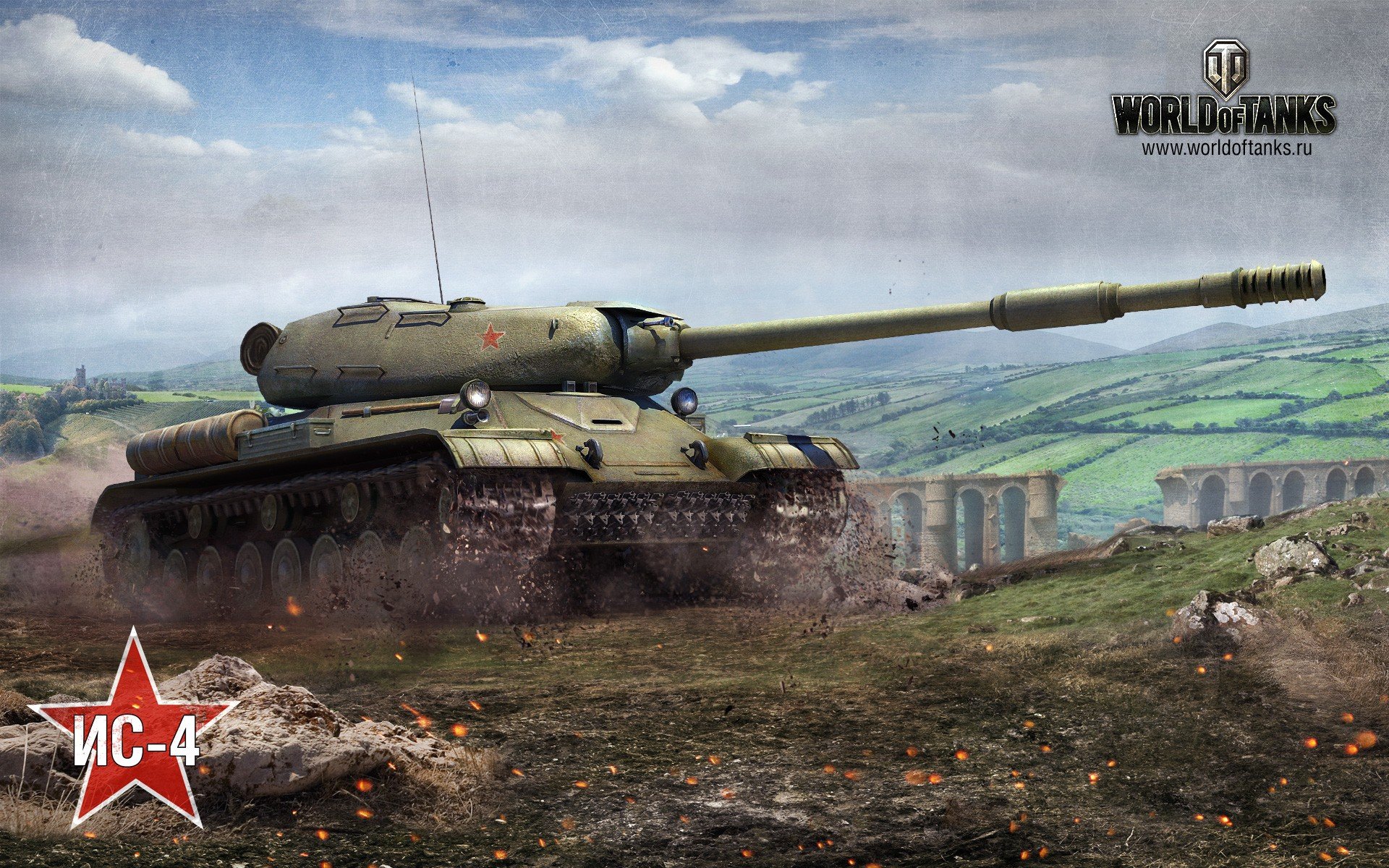 World of Tanks, Tank, IS 4, ИС 4, Wargaming Wallpaper