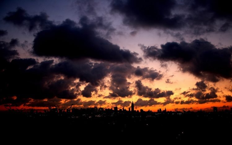 sunset, Cityscape HD Wallpaper Desktop Background