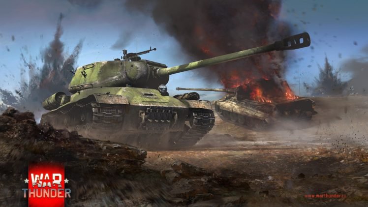 War Thunder, Tank, IS 2, Tiger II, Gaijin Entertainment HD Wallpaper Desktop Background