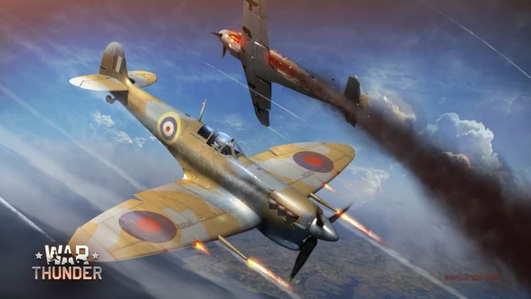 War Thunder, Airplane, Gaijin Entertainment, Supermarine Spitfire HD Wallpaper Desktop Background
