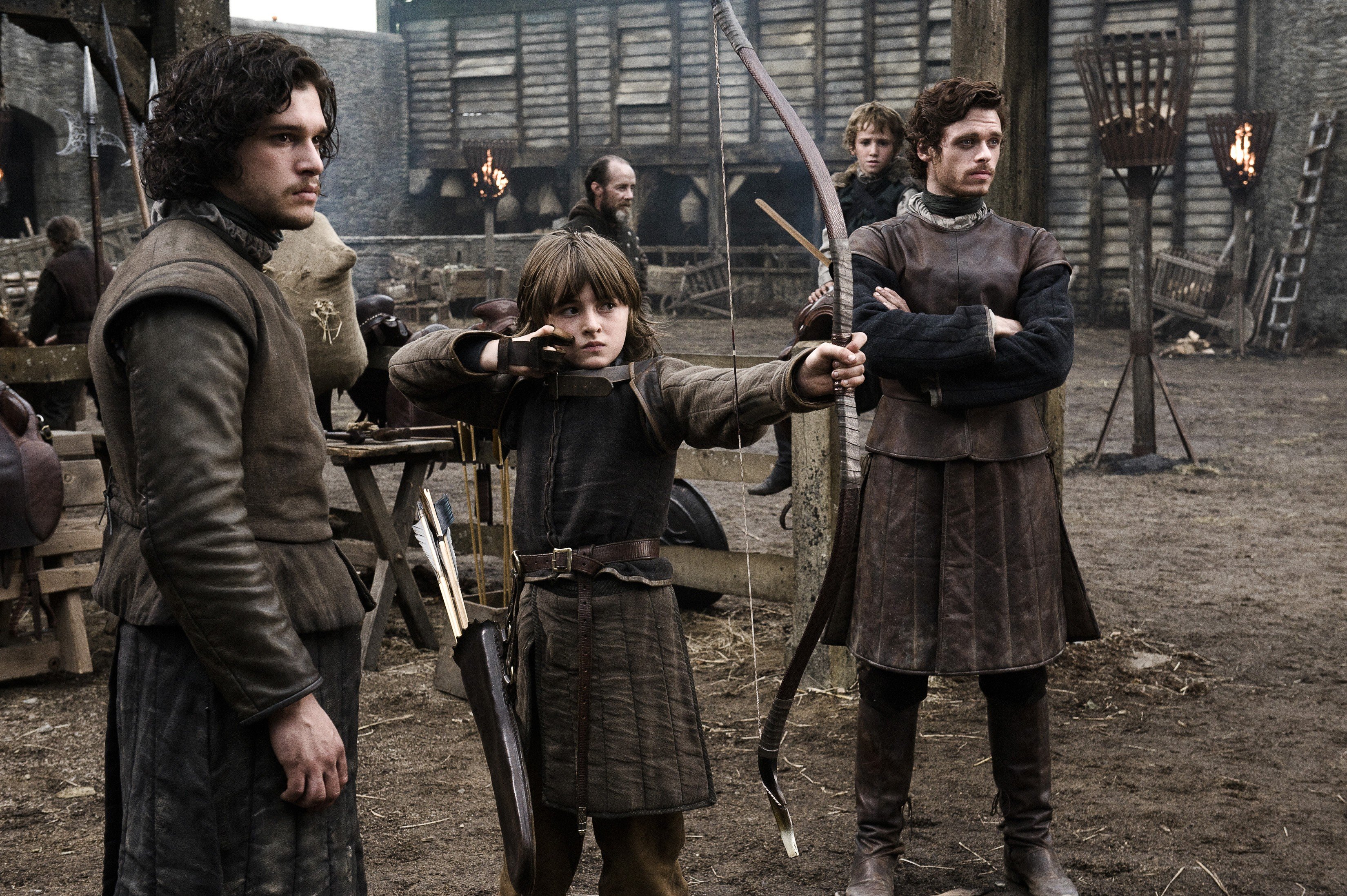 Jon Snow, Robb Stark, Bran Stark, Brandon Stark, Kit Harington, Game of Thrones Wallpaper