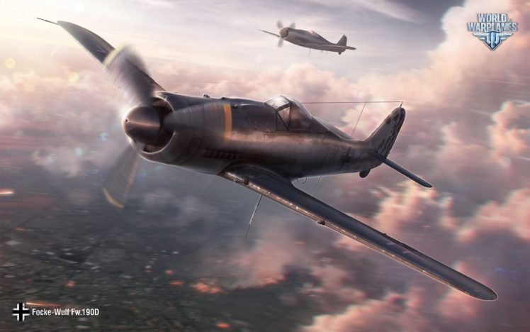 World of Warplanes, Airplane, Focke Wulf, Fw 190, Wargaming HD Wallpaper Desktop Background