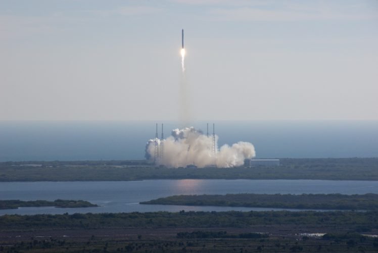 launching, Launch pads, SpaceX, Falcon 9 HD Wallpaper Desktop Background