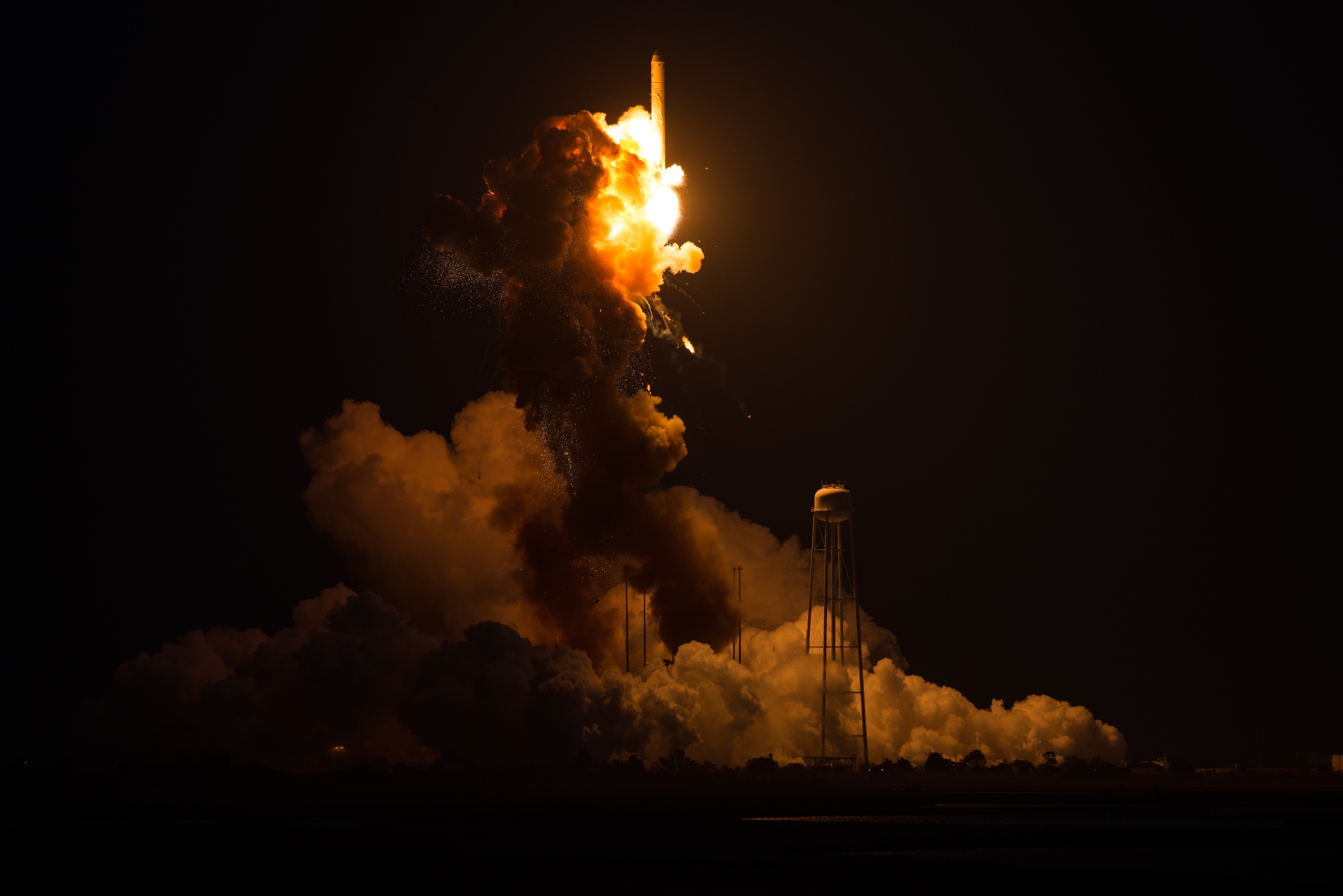 launching, Launch pads, OrbitalATK, Antares Wallpaper