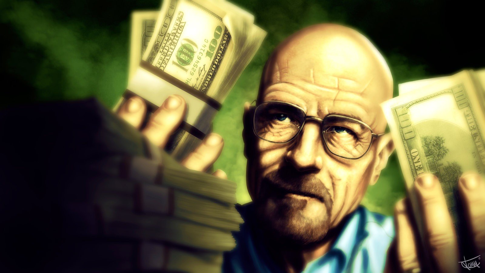 Walter White, Breaking Bad, Money Wallpaper