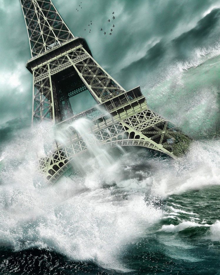 Eiffel Tower, Apocalyptic HD Wallpaper Desktop Background