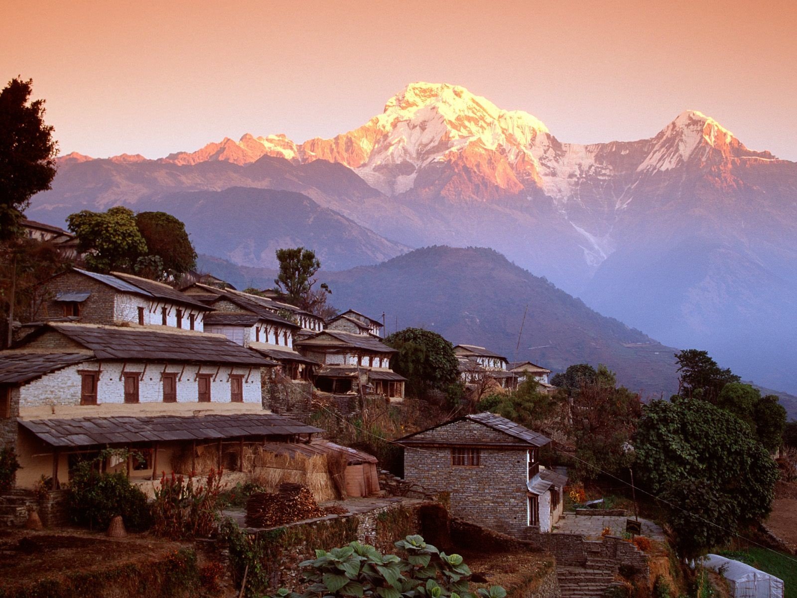 Nepal, Himalayas, Ghandruk, Mountains Wallpaper