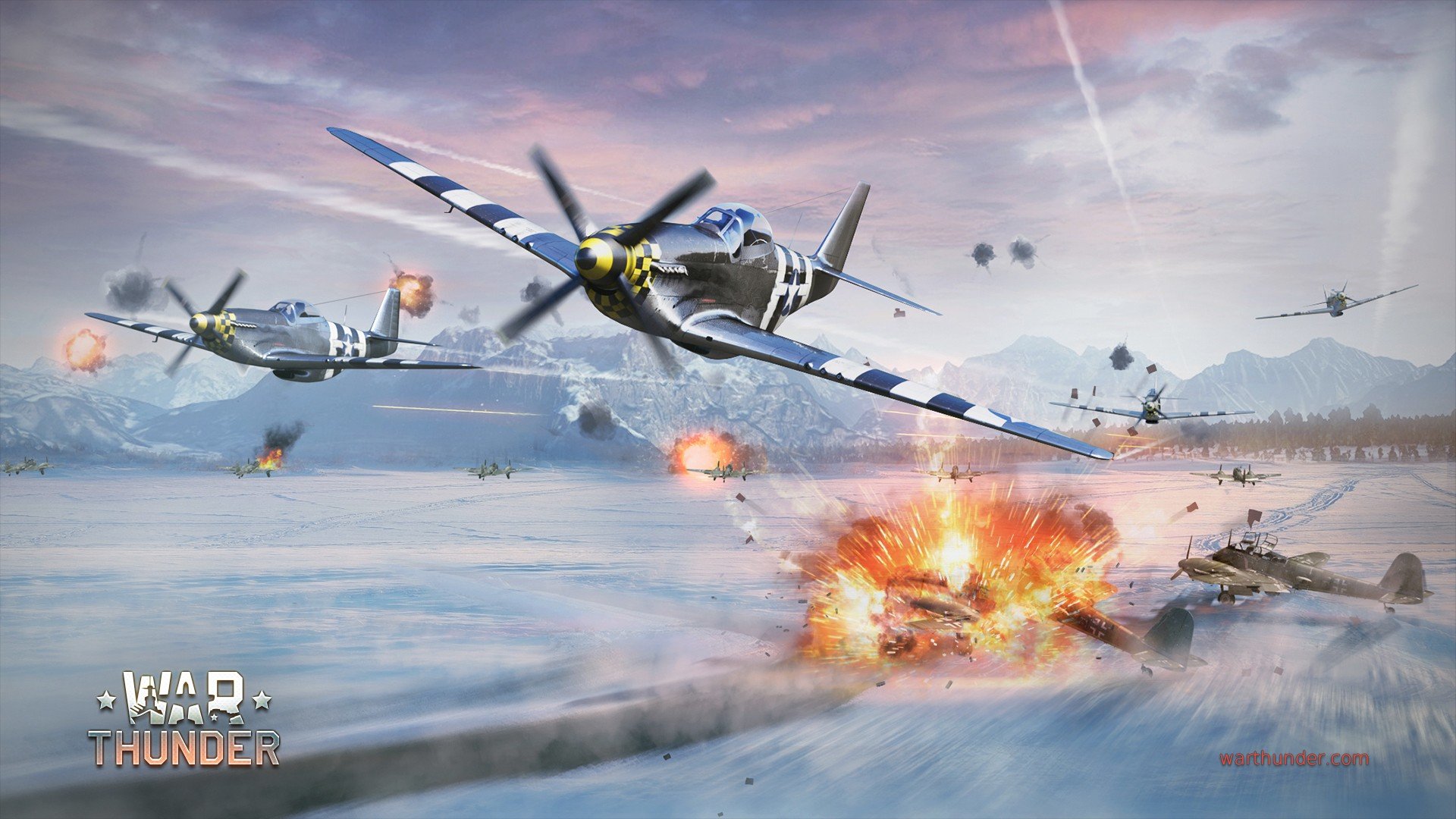 War Thunder, Airplane, Gaijin Entertainment, North American P 51 Mustang Wallpaper