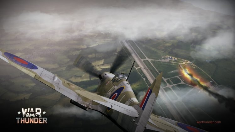 War Thunder, Airplane, Gaijin Entertainment, Spitfire HD Wallpaper Desktop Background