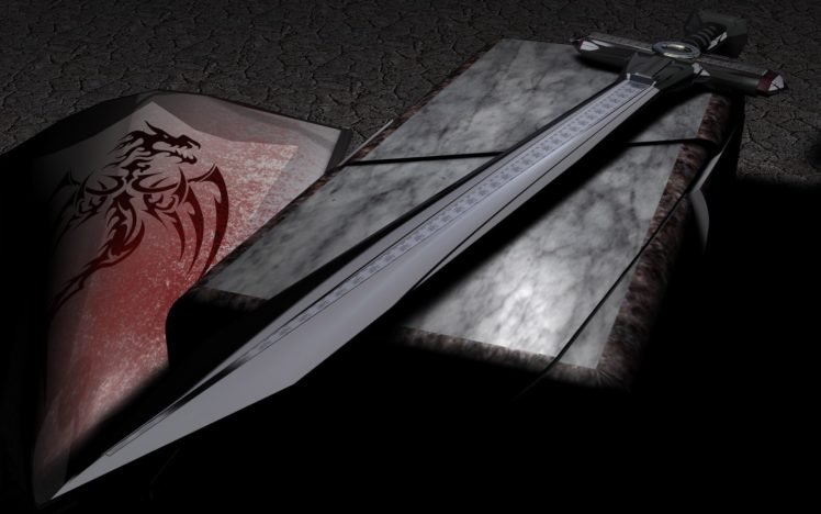 sword, Shield HD Wallpaper Desktop Background