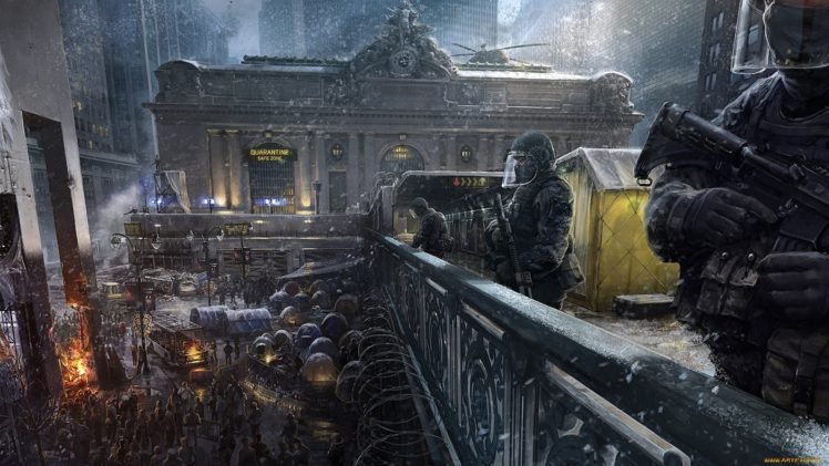 Tom Clancy&039;s The Division, Apocalyptic, Computer game, Concept art HD Wallpaper Desktop Background