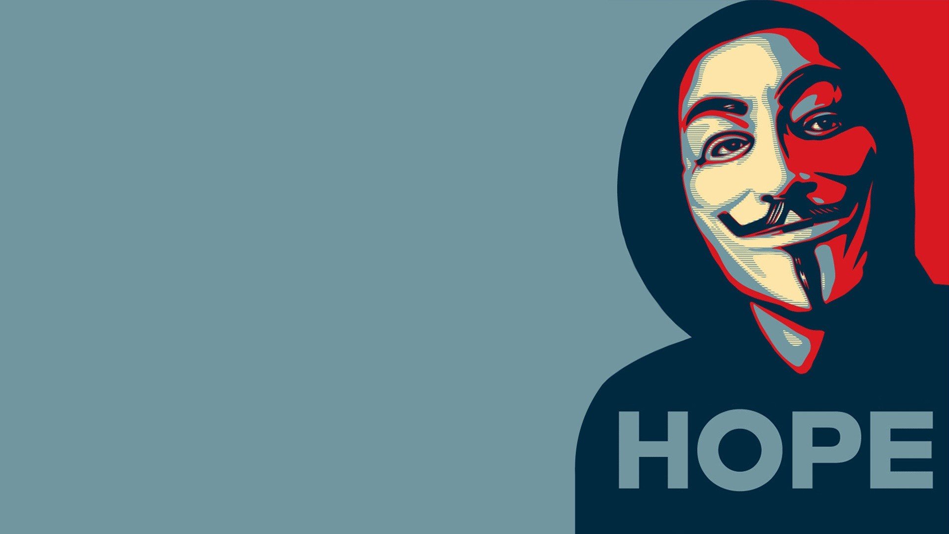 Anonymous, Hope posters Wallpaper