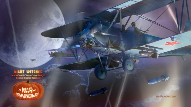 War Thunder, Airplane, Gaijin Entertainment, Halloween HD Wallpaper Desktop Background